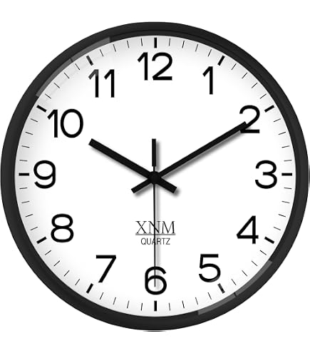 Amazon.com: DAXSMY Wall Clock 8 Inch Silent Non-Ticking Battery